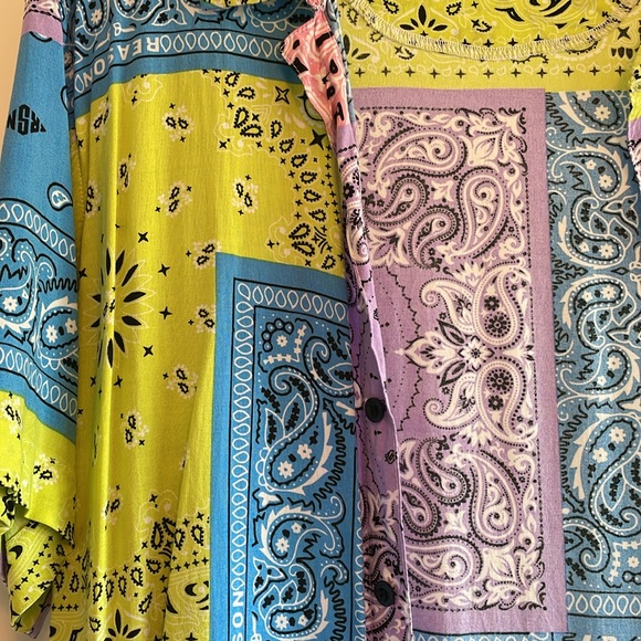 Reason Blue, Purple, Pink & Yellow Button Down Shirt - Picture 6 of 8